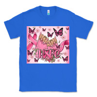 True Royal breast cancer nails hope Classic Tee - MaliasSmallBusiness