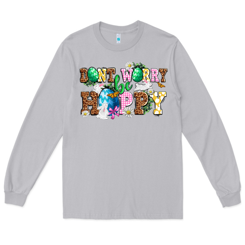 Don't Worry Be Hoppy Long Sleeve Tee by NancyCooperArtShop | Teevron