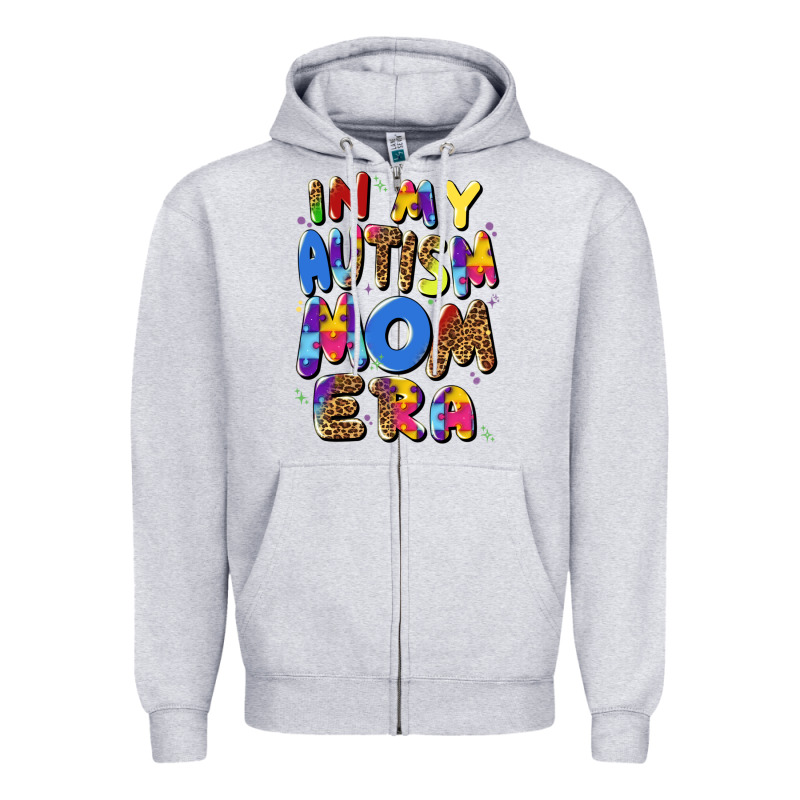In My Autism Mom Era Zipper Hoodie by Artiststas | Teevron