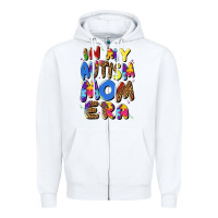 White in my autism mom era Zipper Hoodie - Artiststas