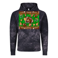 Cloud Black football leopard Vintage Hoodie - NancyCooperArtShop