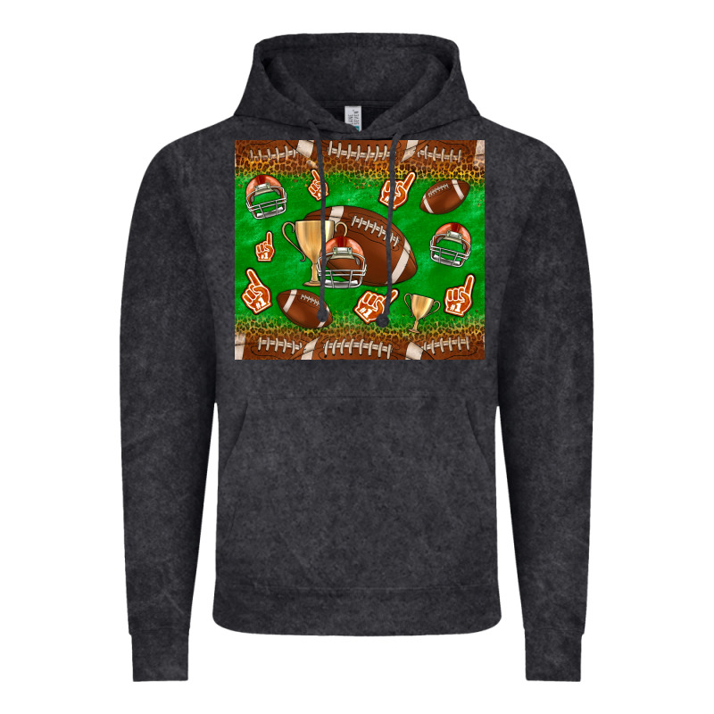 Football Leopard Vintage Hoodie by NancyCooperArtShop | Teevron