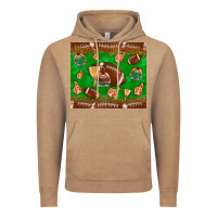 Vintage Coffee football leopard Vintage Hoodie - NancyCooperArtShop