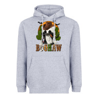 Heather Grey Boohaw Western Heavyweight Hoodie - texasbilliewilder