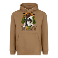 Toasted Coconut Boohaw Western Heavyweight Hoodie - texasbilliewilder
