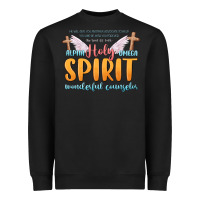 Black holy spirit wonderful counselor Heavyweight Sweatshirt - MaliasSmallBusiness