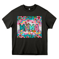 Asphalt Easter Mama Leopard tumbler Easter Day Heavy Core Tee - Neo Western