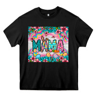 Black Easter Mama Leopard tumbler Easter Day Heavy Core Tee - Neo Western