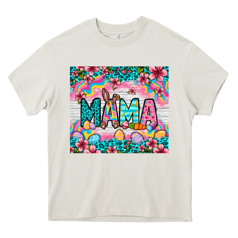 Easter Mama Leopard Tumbler Easter Day Heavy Core Tee by Neo Western | Teevron