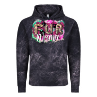 Cloud Black fur mama Vintage Hoodie - NancyCooperArtShop