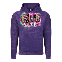 Cloud Purple fur mama Vintage Hoodie - NancyCooperArtShop