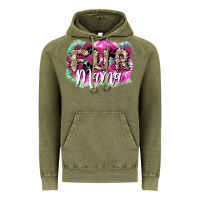 Vintage Olive fur mama Vintage Hoodie - NancyCooperArtShop