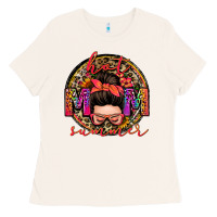 Bone hot mom summer messy bun Ladies Tee - Zillion Design Studio