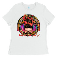 White hot mom summer messy bun Ladies Tee - Zillion Design Studio