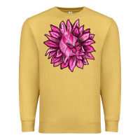 Antique Gold Breast Cancer Sunflower Premium Sweatshirt - texasbilliewilder