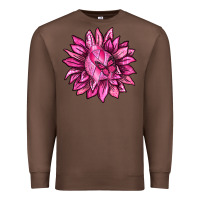 Chestnut Breast Cancer Sunflower Premium Sweatshirt - texasbilliewilder