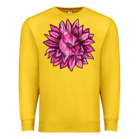 Lemon Breast Cancer Sunflower Premium Sweatshirt - texasbilliewilder