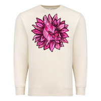 Sandshell Breast Cancer Sunflower Premium Sweatshirt - texasbilliewilder