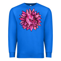 True Royal Breast Cancer Sunflower Premium Sweatshirt - texasbilliewilder