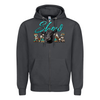 Smoke show mom aztec cowhide black angus Zipper Hoodie - Artiststas
