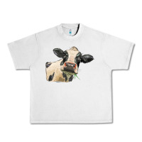 Lunar Rock holstein heifer face Urban Heavy Tee - LillyAllenDesigns