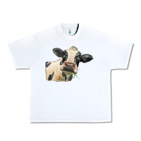 White holstein heifer face Urban Heavy Tee - LillyAllenDesigns