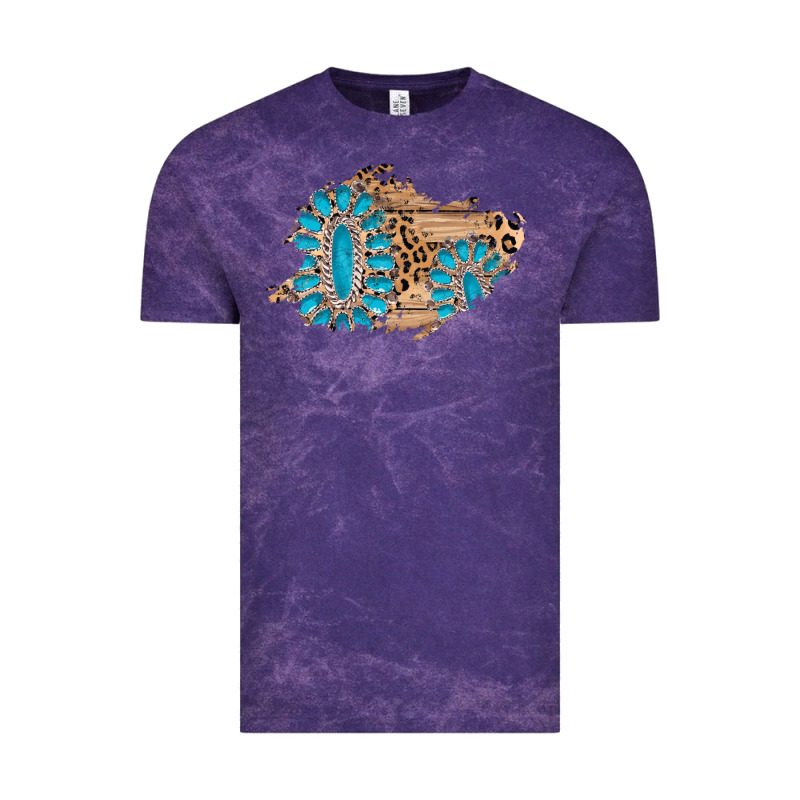 Gemstone Wood Leopard Patch Vintage Tee by AdoDesignShop | Teevron