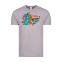 Vintage Zinc gemstone wood leopard patch Vintage Tee - AdoDesignShop