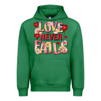Emerald Love never fails Urban Hoodie - FaDigitalArtStudio