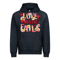 Navy Love never fails Urban Hoodie - FaDigitalArtStudio