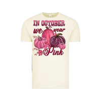 Vintage Arctic In october we wear pink Vintage Tee - NancyCooperArtShop