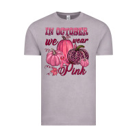 Vintage Zinc In october we wear pink Vintage Tee - NancyCooperArtShop
