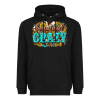 Black Western Beautiful Crazy Heavyweight Hoodie - texasbilliewilder