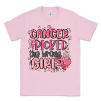 Bubblegum Pink cancer picked the wrong girl malia Classic Tee - MaliasSmallBusiness