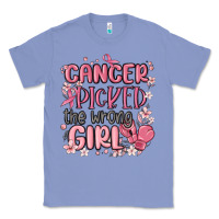 Colony Blue cancer picked the wrong girl malia Classic Tee - MaliasSmallBusiness
