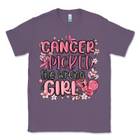 Lavender cancer picked the wrong girl malia Classic Tee - MaliasSmallBusiness