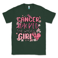 Sports Green cancer picked the wrong girl malia Classic Tee - MaliasSmallBusiness