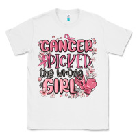White cancer picked the wrong girl malia Classic Tee - MaliasSmallBusiness