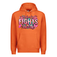Carrot Nobody fights alone Cancer Awareness Premium Hoodie - HowdyJamesFarm