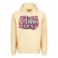 Pina Colada Nobody fights alone Cancer Awareness Premium Hoodie - HowdyJamesFarm