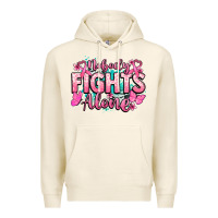 Tofu Nobody fights alone Cancer Awareness Premium Hoodie - HowdyJamesFarm