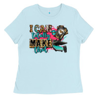 Baby Blue i can totally make that Ladies Tee - Zillion Design Studio