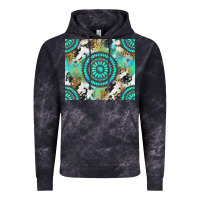 Cloud Black gemstone leopard cowhide Vintage Hoodie - NancyCooperArtShop
