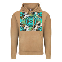 Vintage Camel gemstone leopard cowhide Vintage Hoodie - NancyCooperArtShop