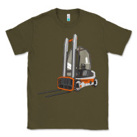 Army Green Forklift Classic Tee - LillyAllenDesigns