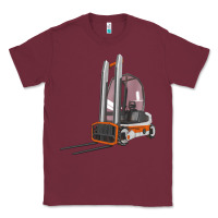 Burgundy Forklift Classic Tee - LillyAllenDesigns