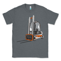 Charcoal Heather Forklift Classic Tee - LillyAllenDesigns