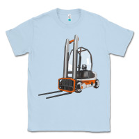Dusty Blue Forklift Classic Tee - LillyAllenDesigns
