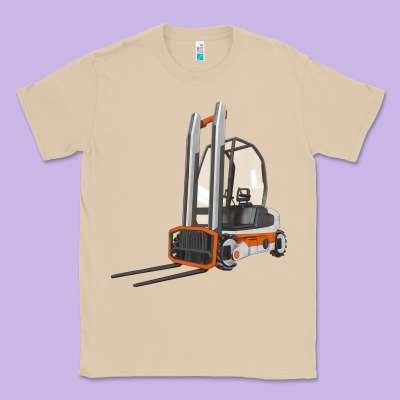 Forklift Classic Tee Designed By Lillyallendesigns