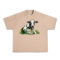 Burro holstein cow sitting Urban Heavy Tee - LillyAllenDesigns